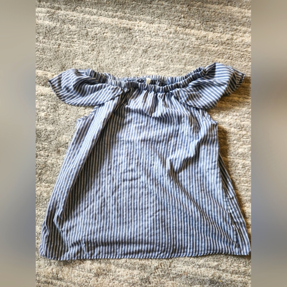 MTS Off The Shoulder Blouse Sz L